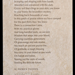 Text on a faint background image of a tangle of vegetation