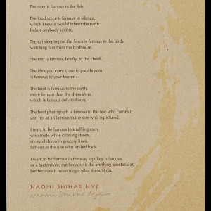 The text and, to the side, a map-like image of a shoreline