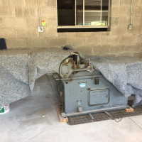 The big heavy press under wraps